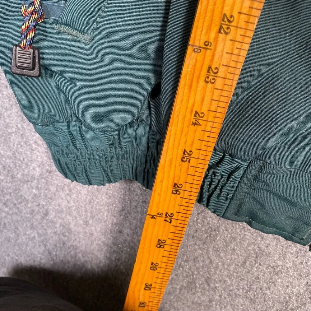 Carhartt Jacket J72 Teal Nylon Lightweight Men's Size L Full Zip Fleece Lined - Picture 8 of 10